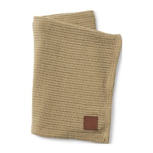 Elodie Details Cellular Blanket - Pure Khaki Home Sleep Time Blankets & Quilts Grønn Elodie Details