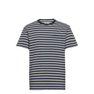 Anerkjendt Akkikki Blue Stripe Tee T-shirt Multi/mønstret Anerkjendt