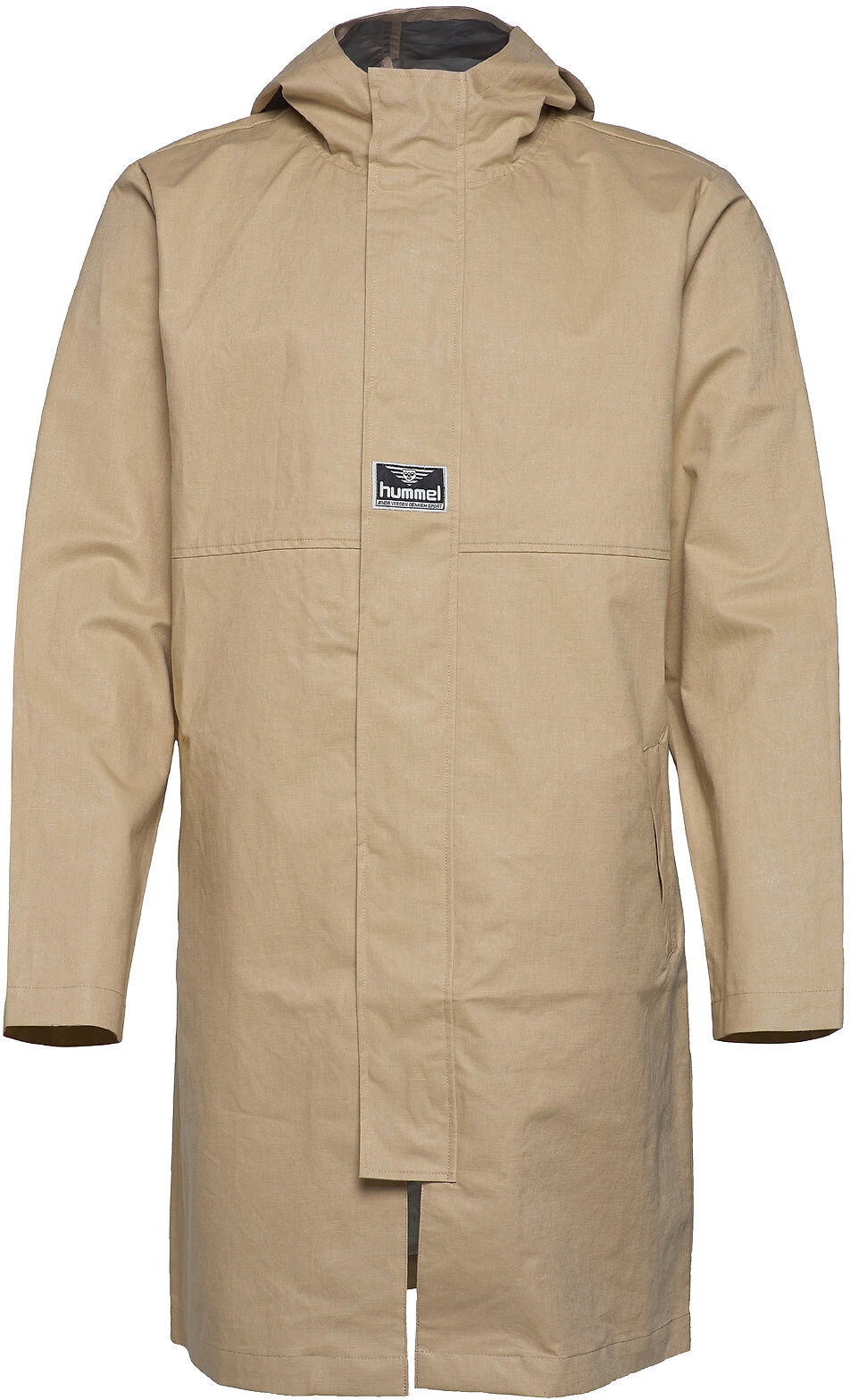 Hummel Hmlskal Long Coat Tynn Kåpe Beige Hummel