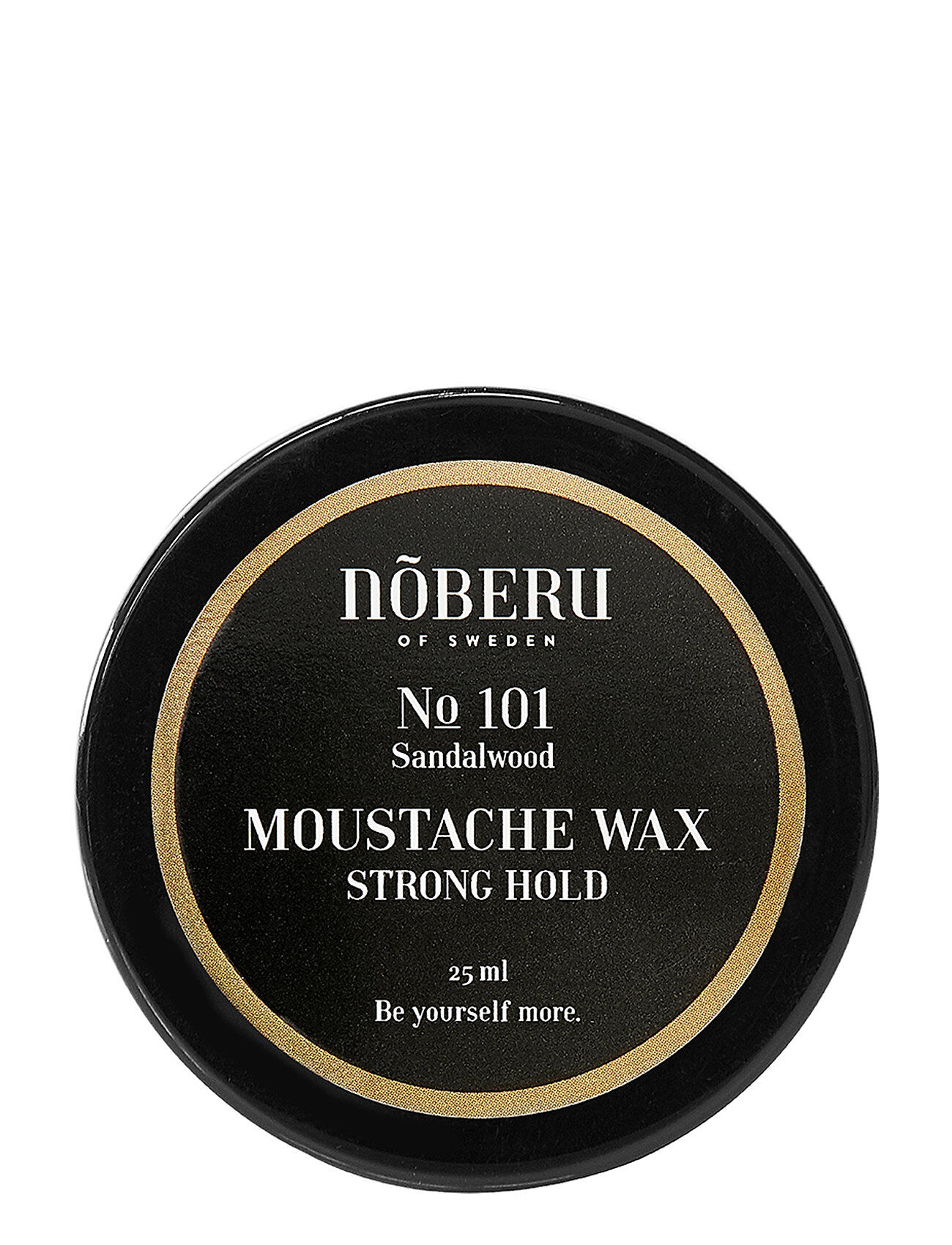 Nõberu Moustache Wax - Strong Hold - Sandalwood Beauty MEN Beard & Mustache Beard Wax & Beardbalm Nude Nõberu