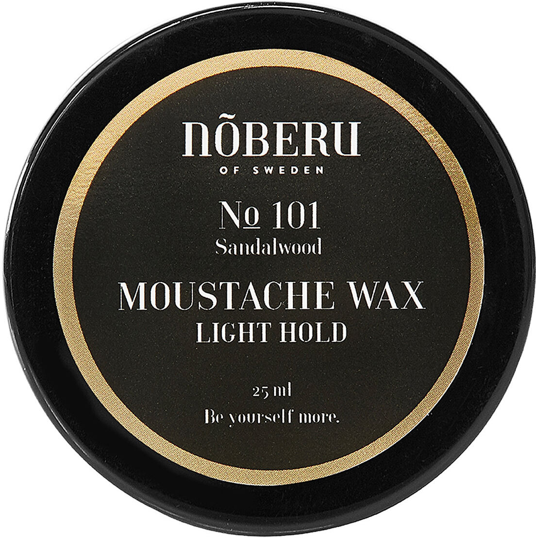 Nõberu Moustache Wax - Light Hold - Sandalwood Beauty MEN Beard & Mustache Beard Wax & Beardbalm Nude Nõberu