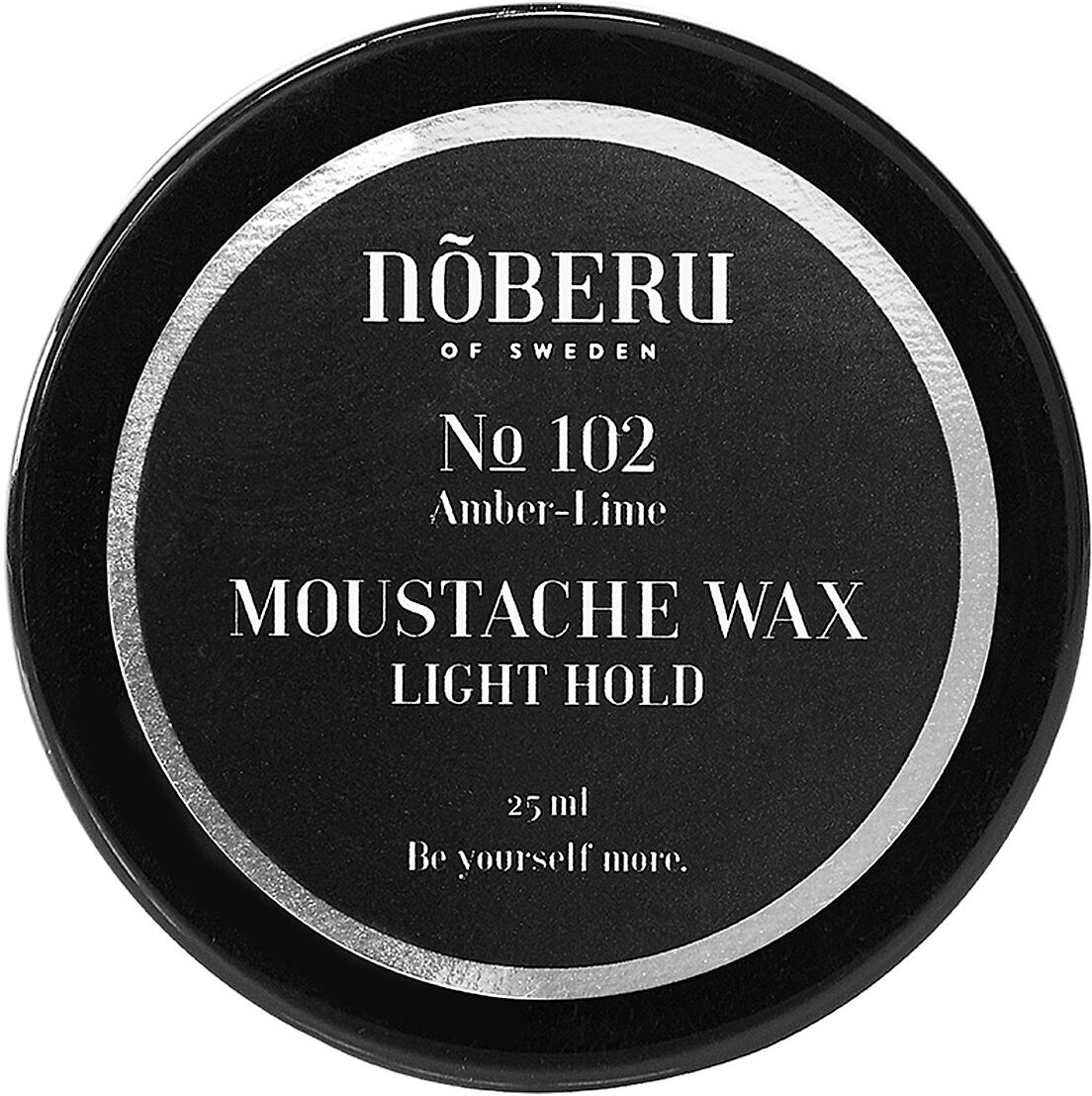 Nõberu Moustache Wax - Light Hold - Amber-Lime Beauty MEN Beard & Mustache Beard Wax & Beardbalm Nude Nõberu