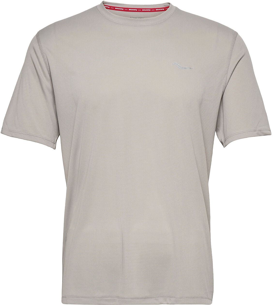 Saucony Stopwatch Short Sleeve T-shirts Short-sleeved Beige Saucony