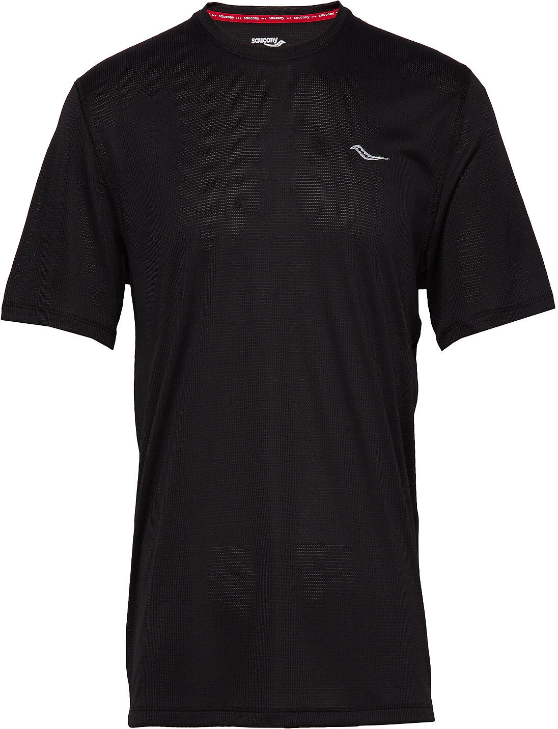 Saucony Stopwatch Short Sleeve T-shirts Short-sleeved Svart Saucony