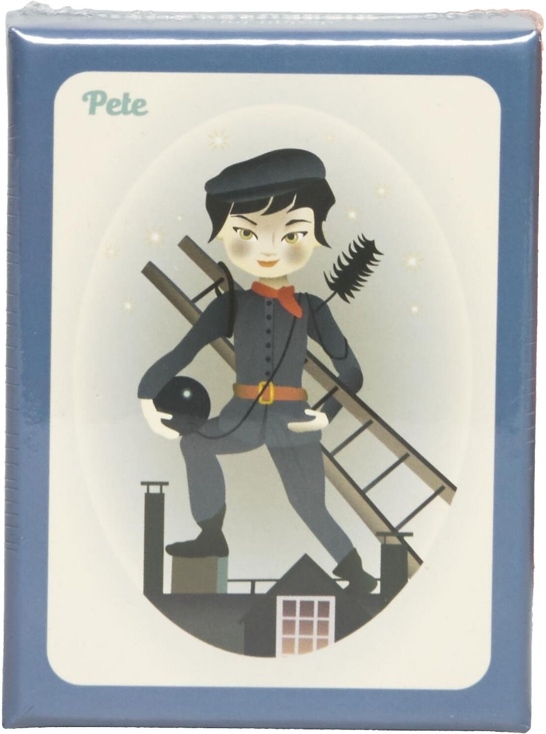 Vissevasse Chimney Pete - Playing Cards Home Decoration Puzzles & Games Games Multi/mønstret Vissevasse