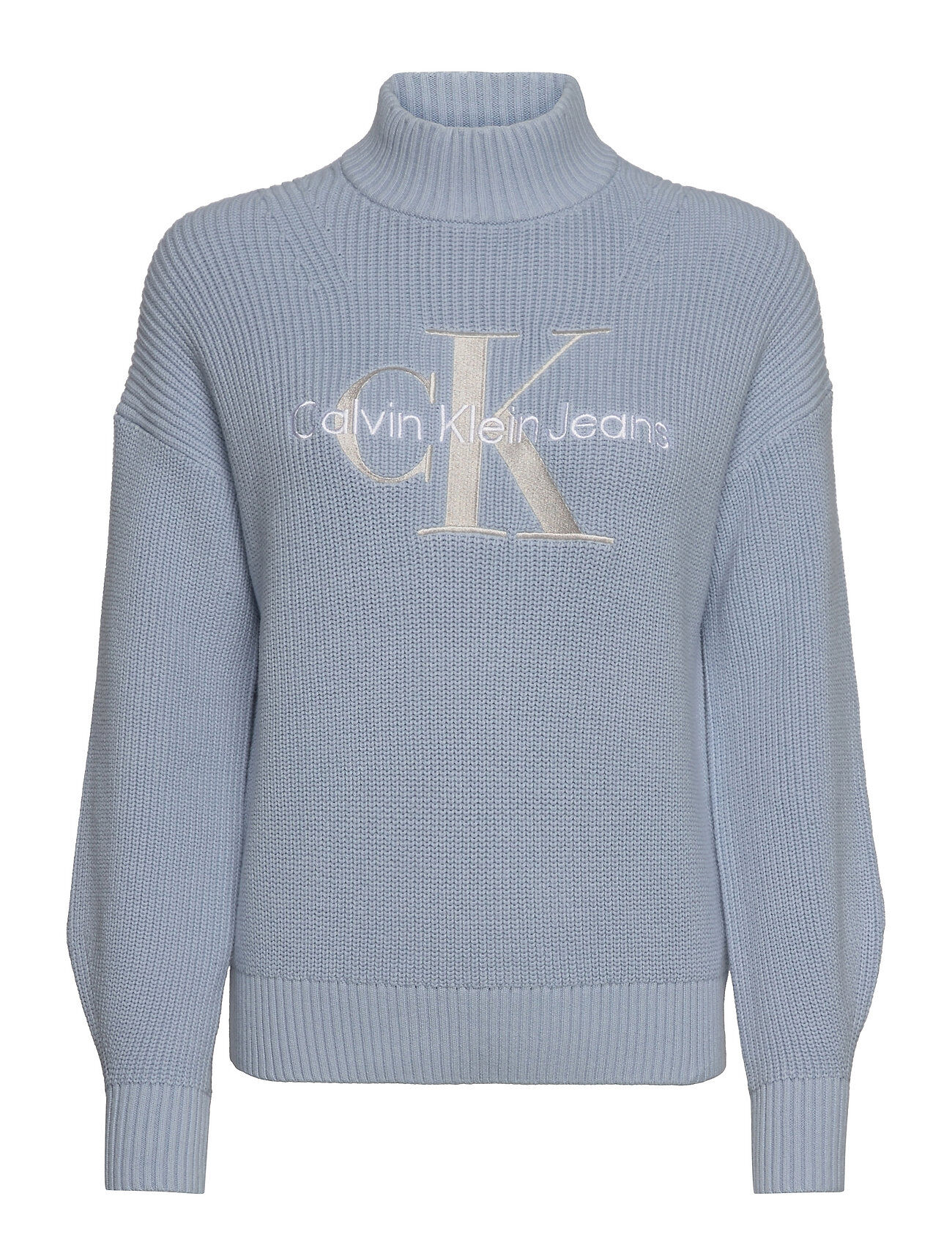 Calvin Two T Monogram Loose Sweater Pullover Blå Calvin Klein Jeans