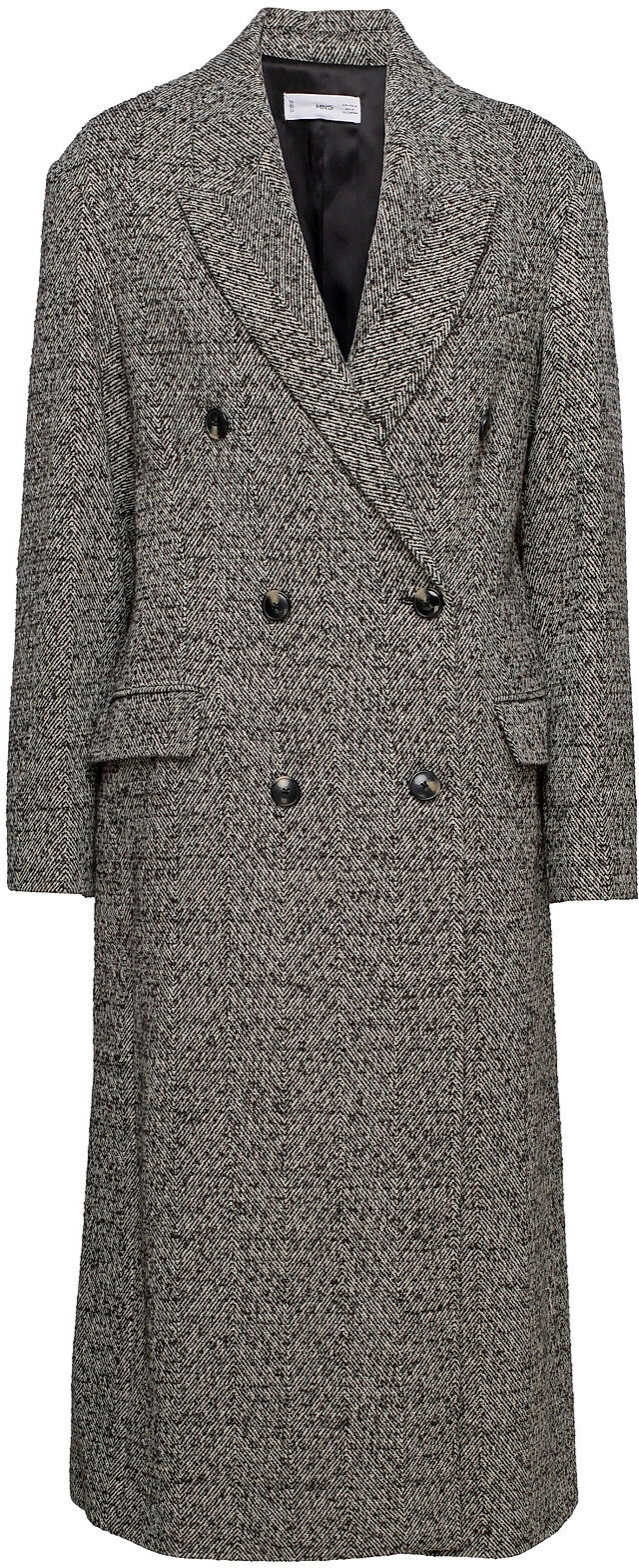 Mango Piano Outerwear Coats Winter Coats Grå Mango