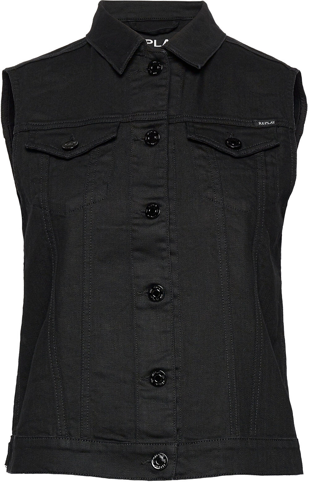 Replay Gilet Vest Svart Replay