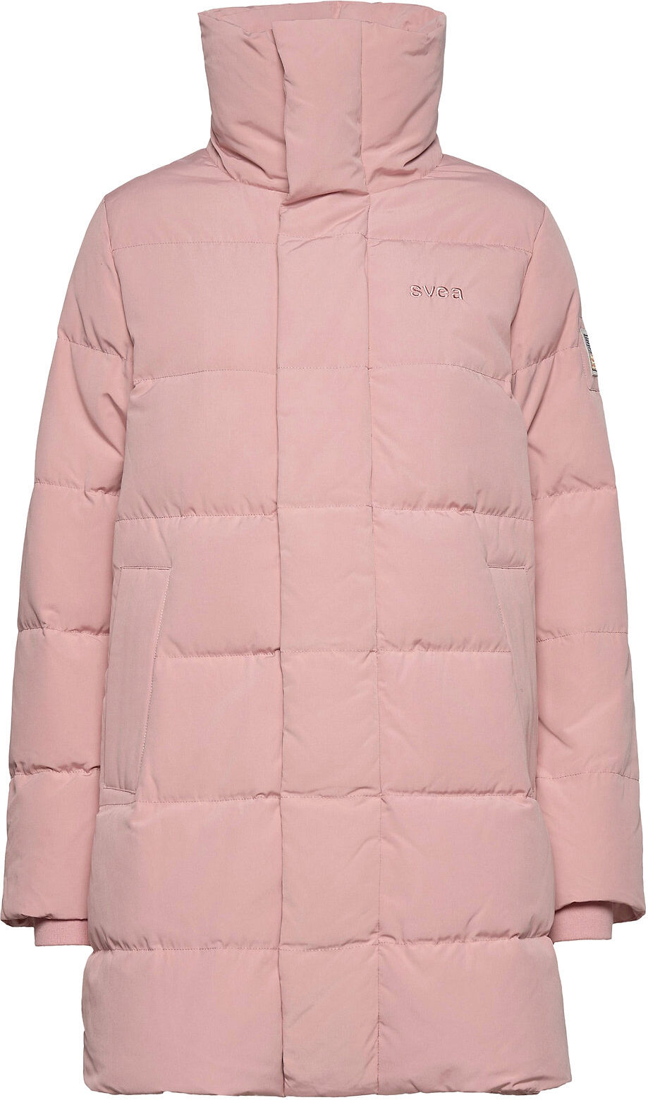 Svea Slim Fit Padded Jacket Fôret Kåpe Rosa Svea