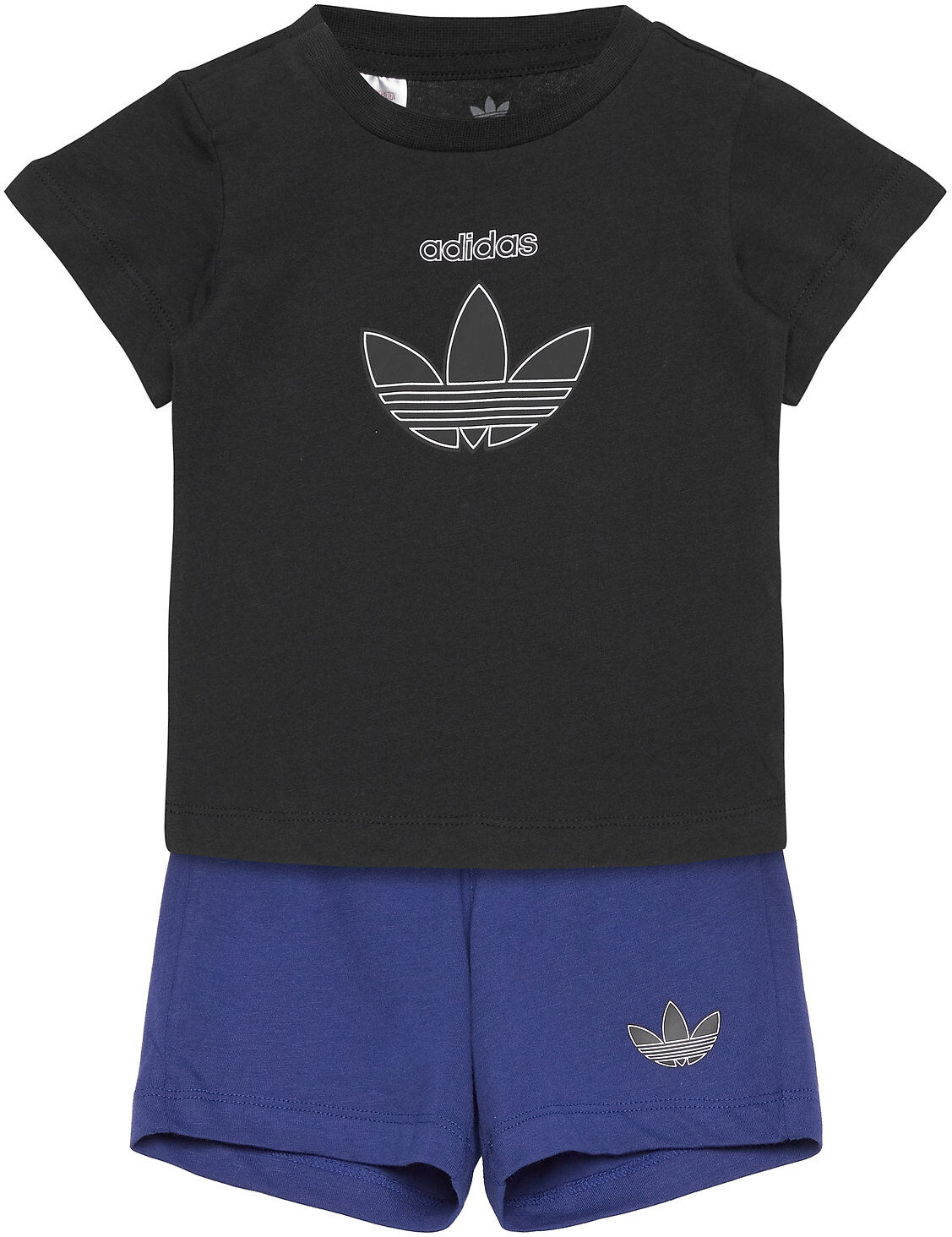 adidas Originals Sprt Shorts And Tee Set 2-piece Sets Svart Adidas Originals