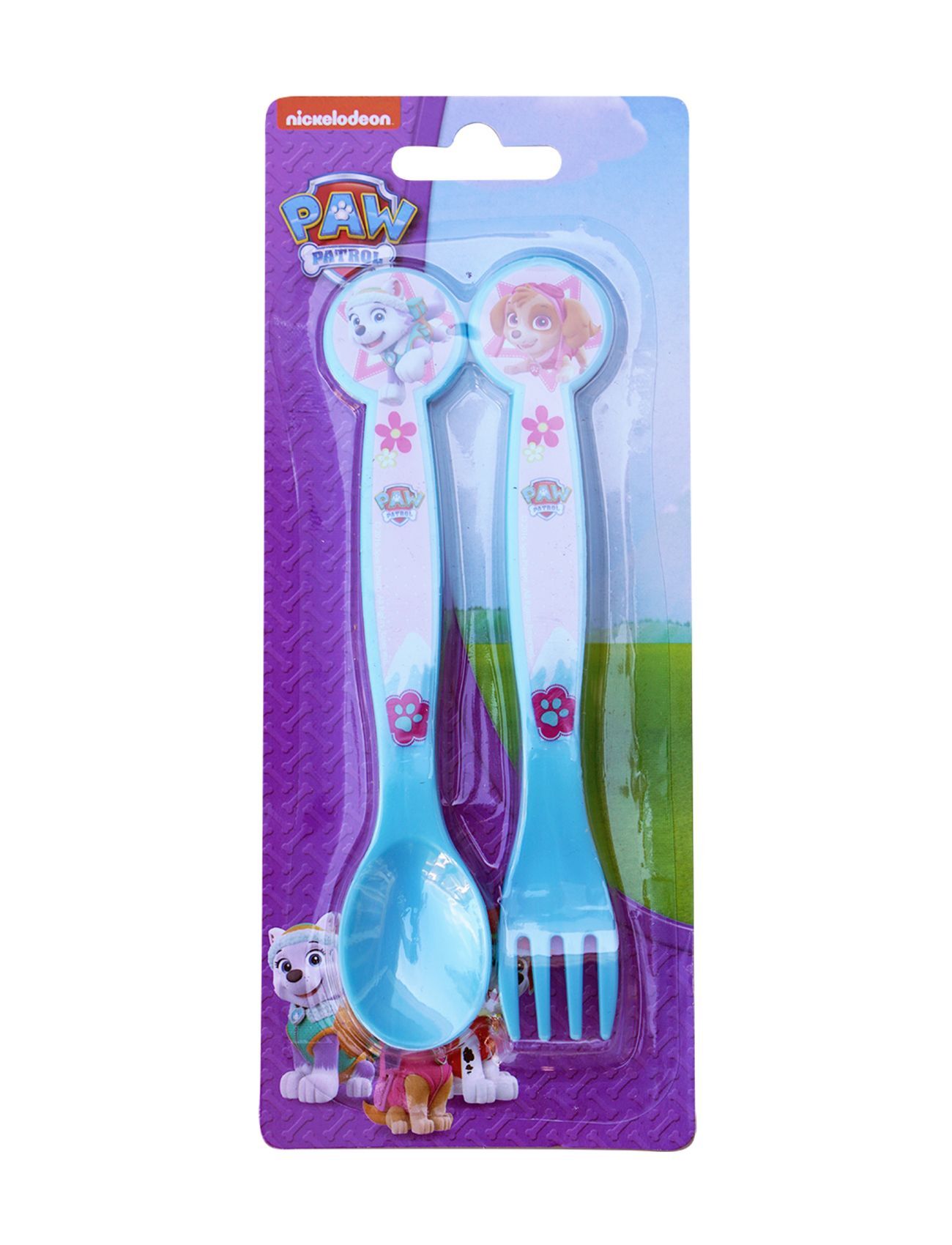 Barbo Toys Paw Patrol 2 Pcs Cutlery Set - Girls Home Meal Time Cutlery Multi/mønstret Barbo Toys