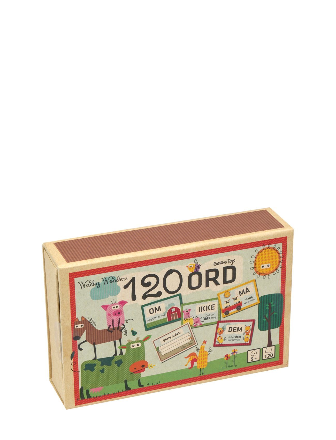Barbo Toys Wacky Wonders 120 Ord Dk Toys Puzzles And Games Games Multi/mønstret Barbo Toys