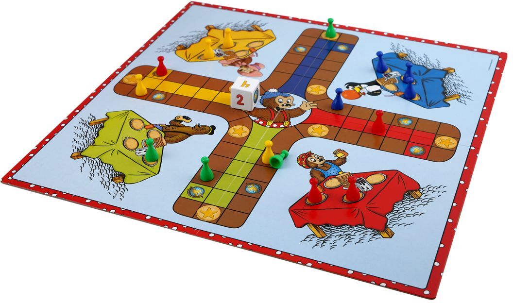 Rasmus Klump Ludo Toys Puzzles And Games Games Multi/mønstret Rasmus Klump