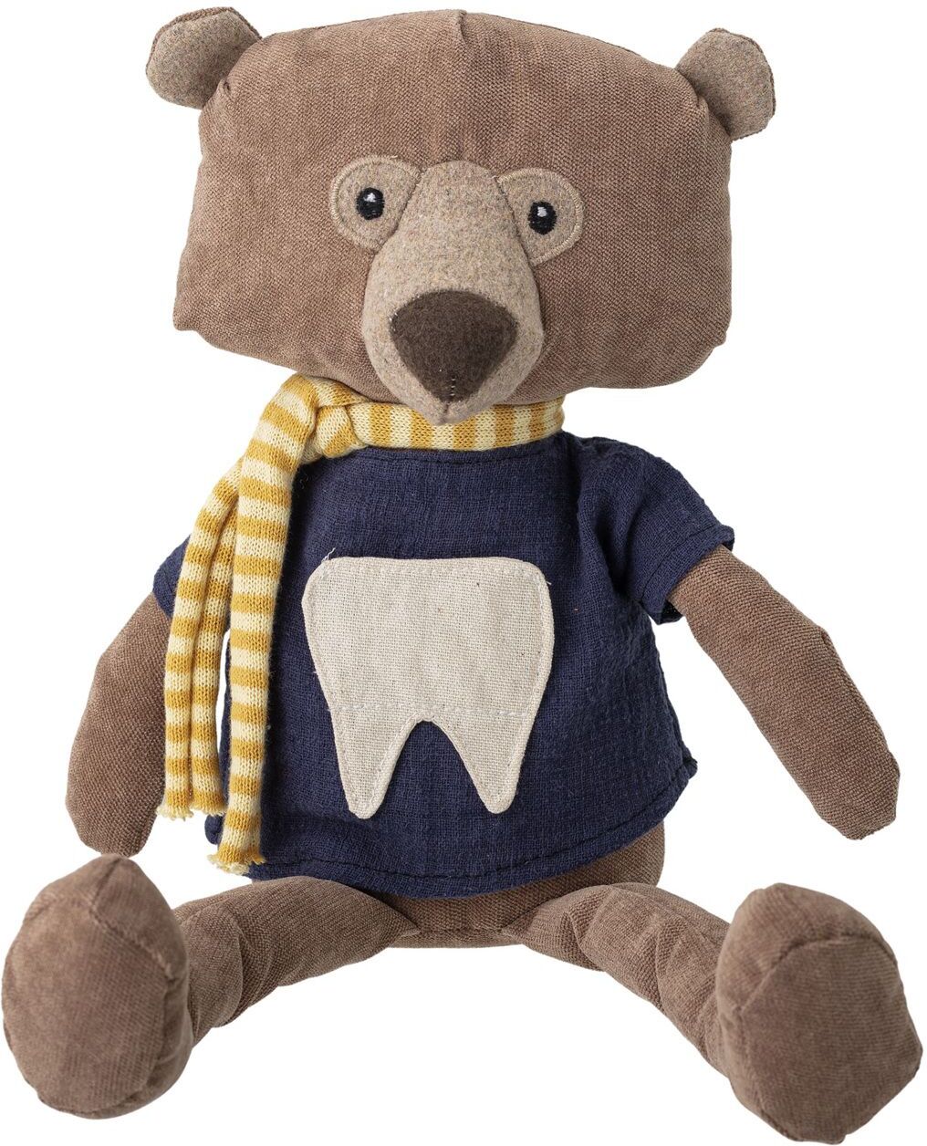 Bloomingville Harry The Tooth Fairy Soft Toy, Brown, Polyester Toys Soft Toys Teddy Bears Brun Bloomingville