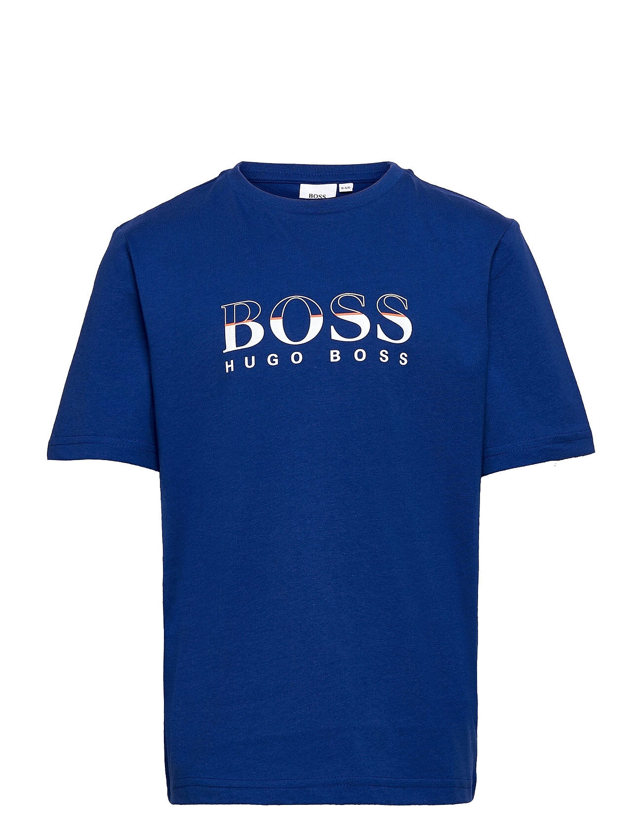 Boss Short Sleeves Tee-Shirt T-shirts Short-sleeved Blå BOSS