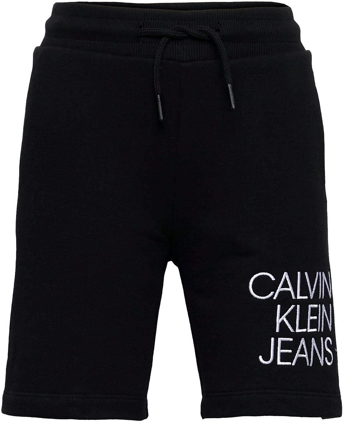 Calvin Hybrid Logo Jogger Shorts Shorts Sweat Shorts Svart Calvin Klein