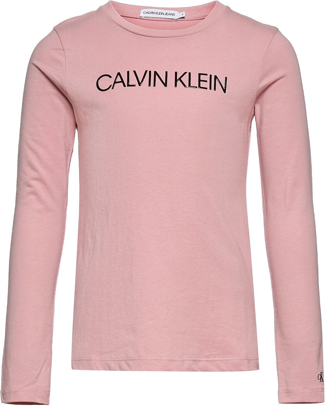 Calvin Institutional Logo Ls T-Shirt T-shirts Long-sleeved T-shirts Rosa Calvin Klein