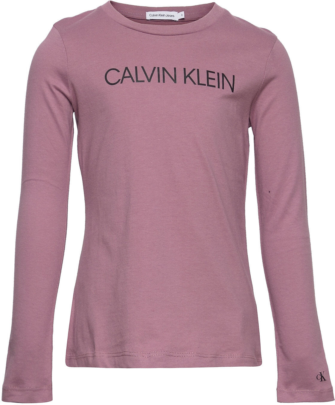 Calvin Institutional Logo Ls T-Shirt T-shirts Long-sleeved T-shirts Lilla Calvin Klein