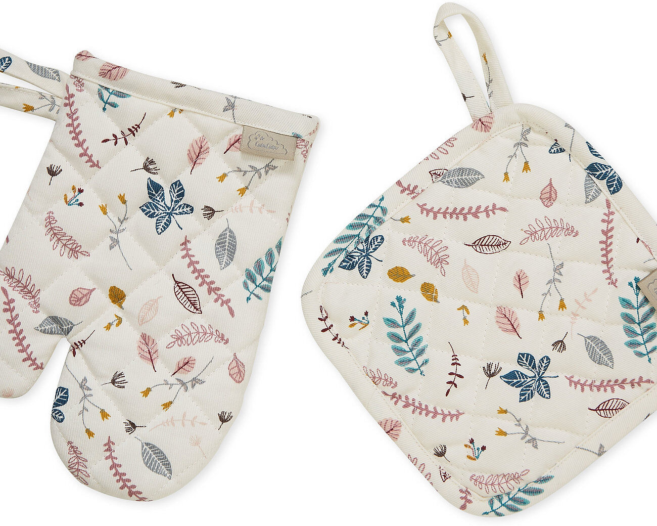 Cam Cam Copenhagen Kids Oven Glove And Pot Holder Play Set - Gots Lierre Home Meal Time Baking & Cooking Hvit Cam Cam Copenhagen