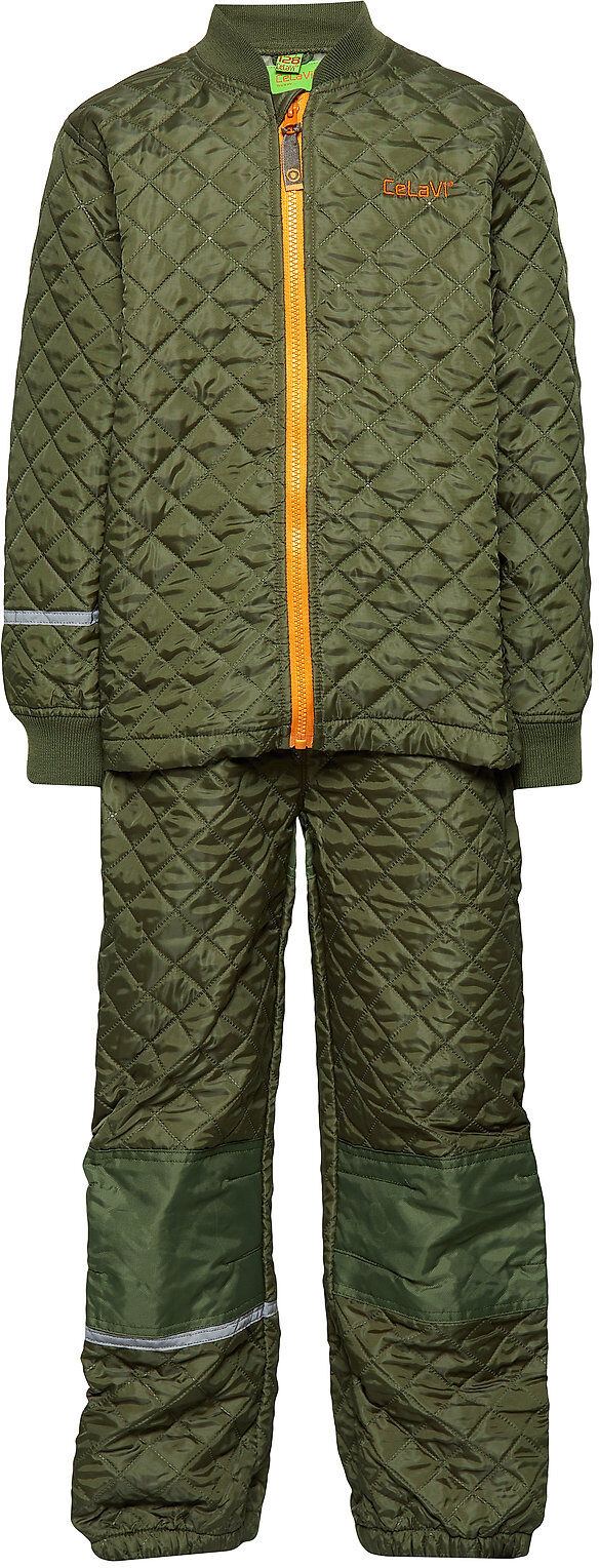 CeLaVi Thermal Set -Solid Outerwear Thermo Outerwear Thermo Sets Grønn CeLaVi