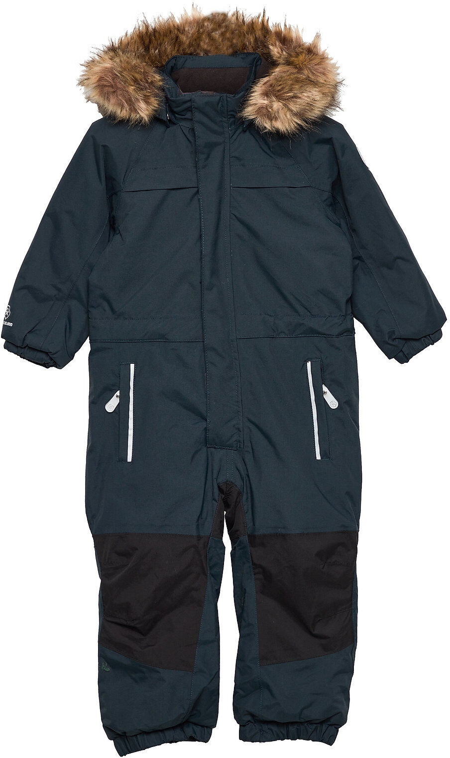 Color Kids Coverall W.fake Fur, Af 20.000 Outerwear Coveralls Snow/ski Coveralls & Sets Blå Color Kids