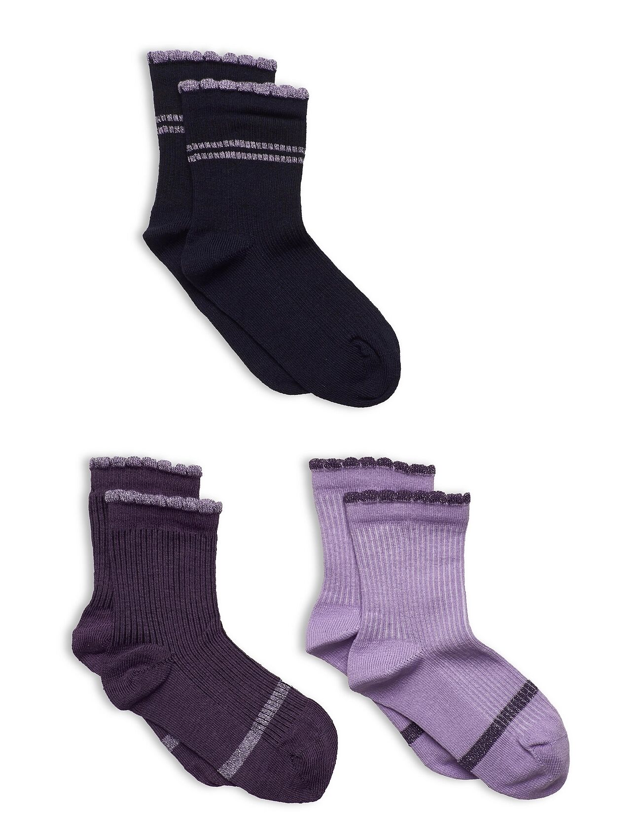 Creamie Socks 3-Pack Socks & Tights Socks Lilla Creamie