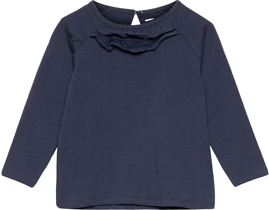 Creamie T-Shirt Ls Ruffle T-shirts Long-sleeved T-shirts Blå Creamie