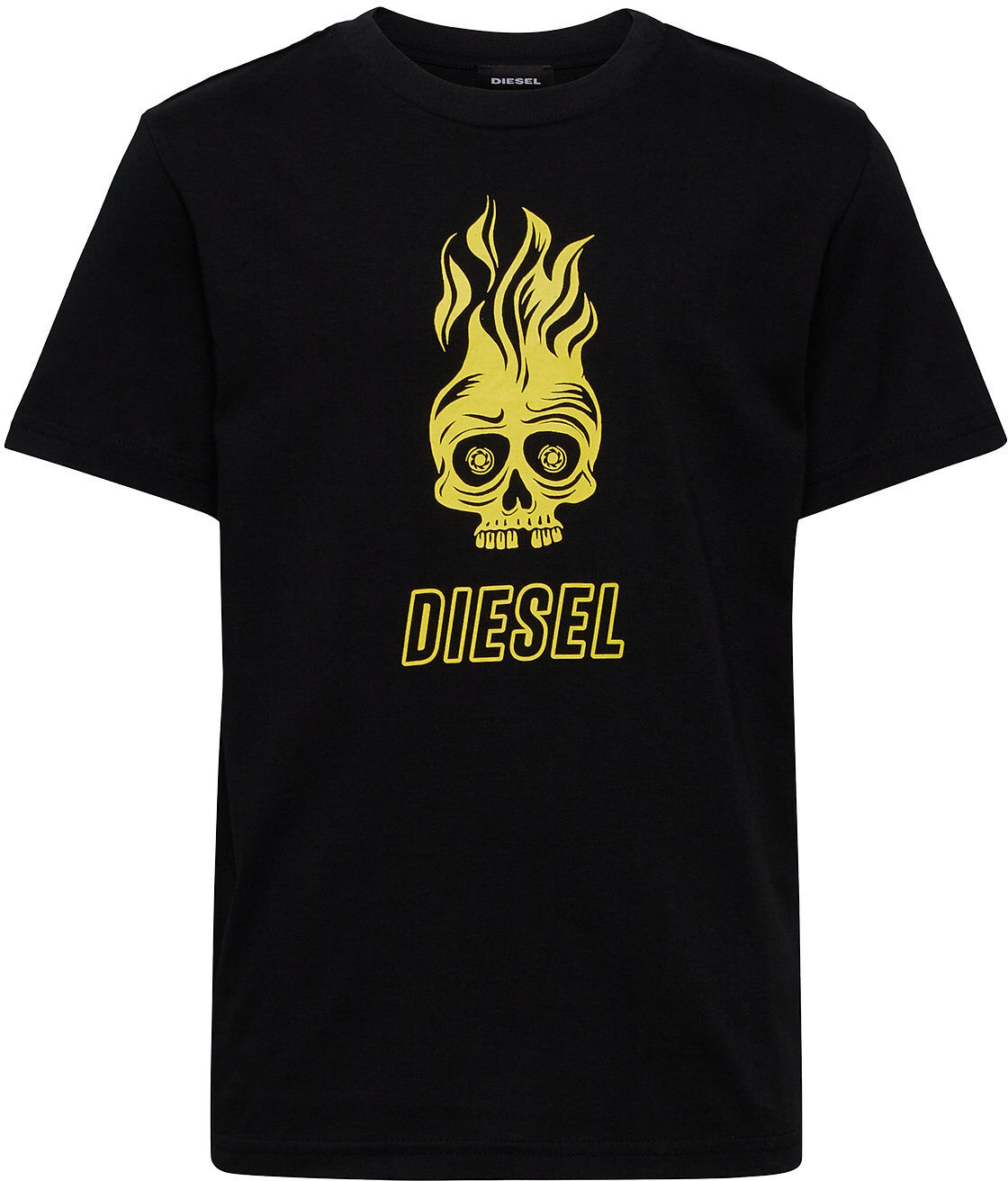 Diesel Tusilywq T-Shirt T-shirts Short-sleeved Svart Diesel