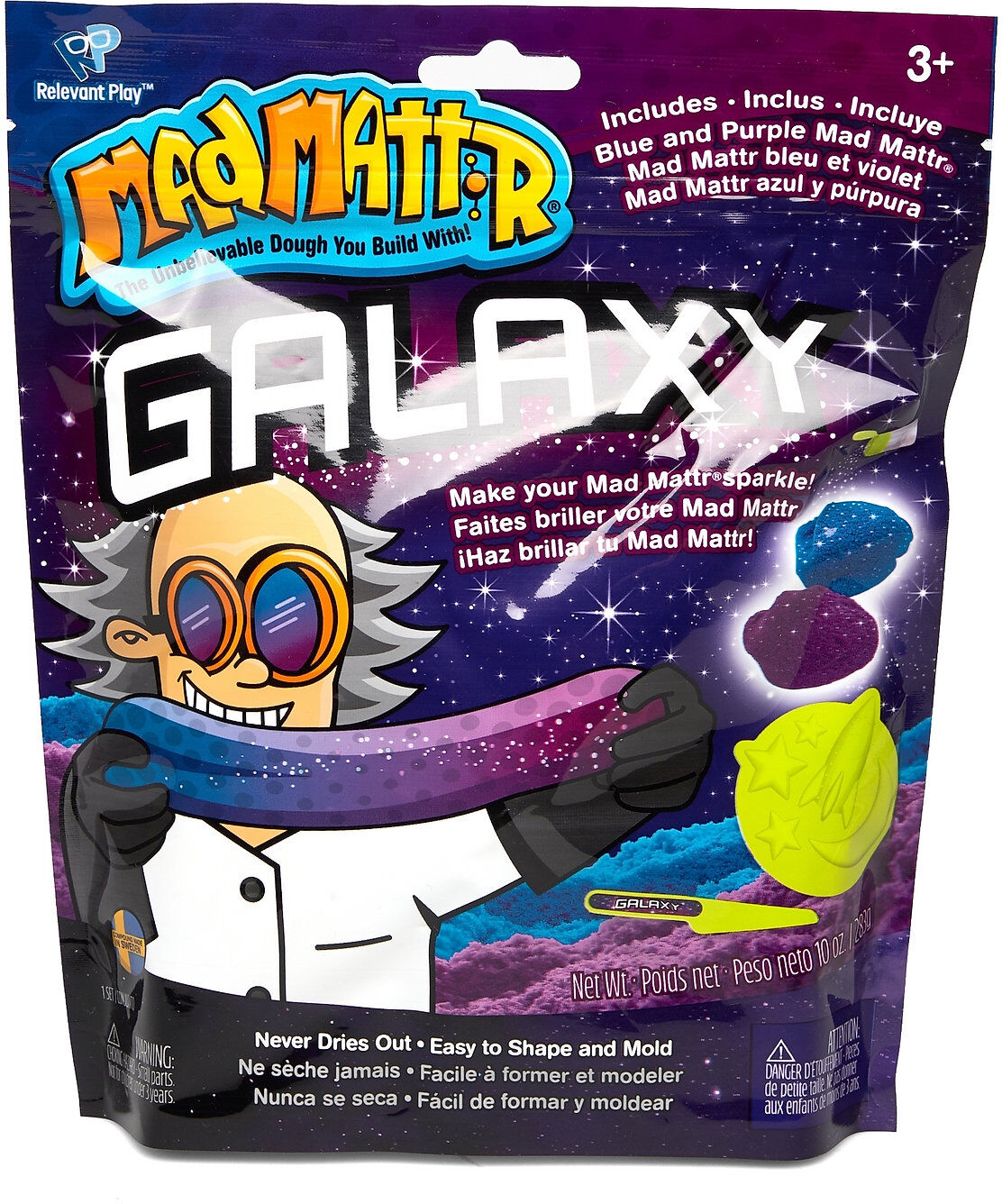 Martinex Mad Mattr Galaxy Toys Creativity Play Dough Multi/mønstret Martinex