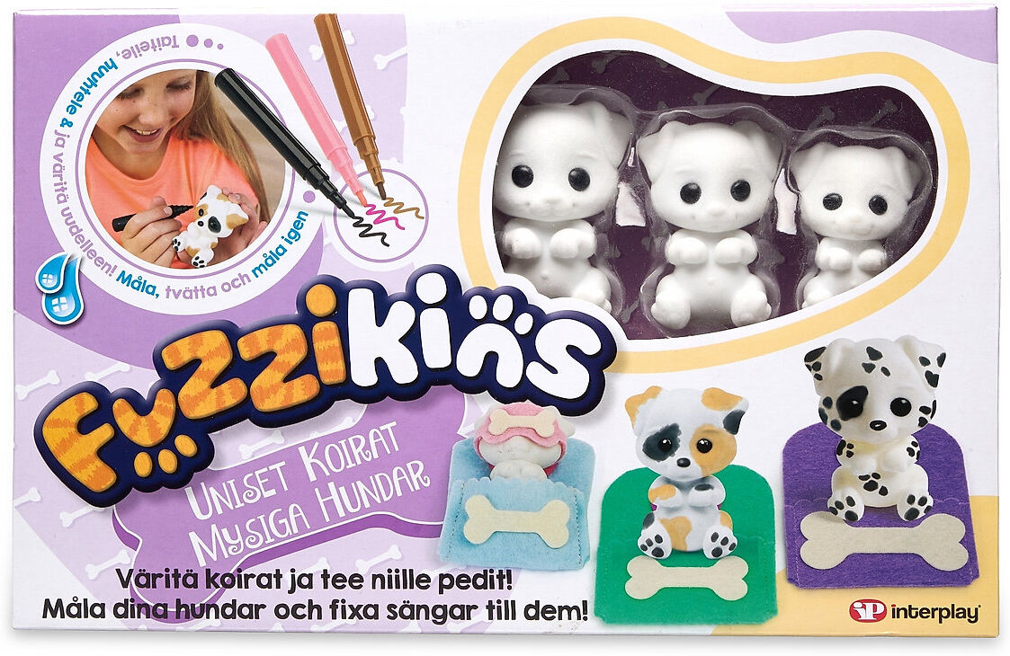 Martinex Fuzzikins Dozy Dogs Toys Creativity Craft Multi/mønstret Martinex