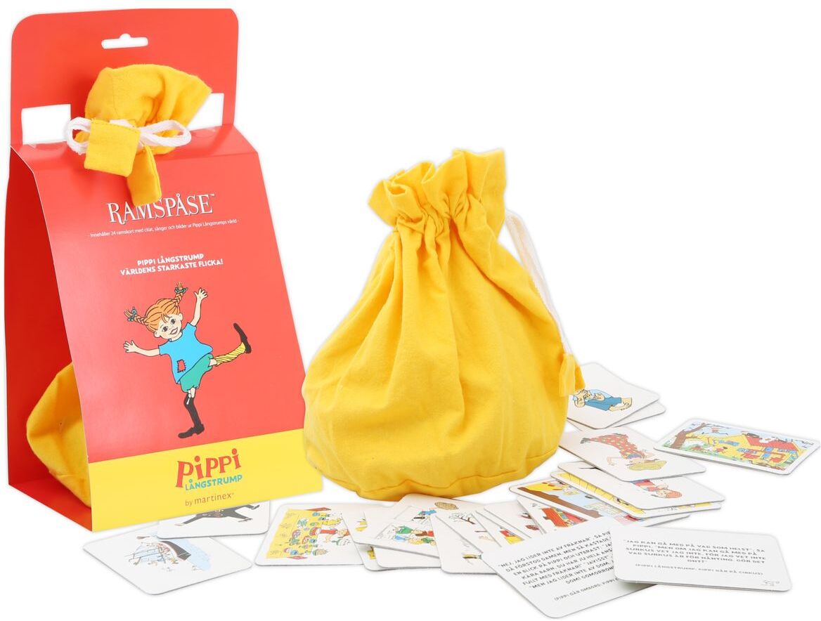 Martinex Pippi Rhyme Bag Toys Puzzles And Games Games Gul Martinex