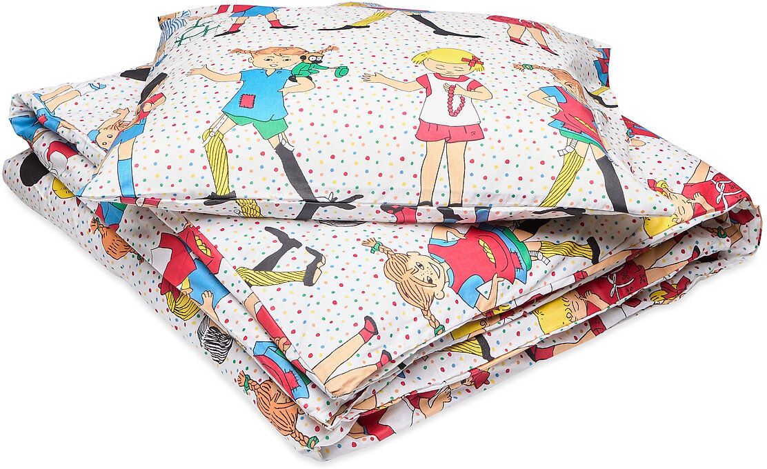 Martinex Pippi And Friends Duvet Set Home Sleep Time Bed Sets Multi/mønstret Martinex