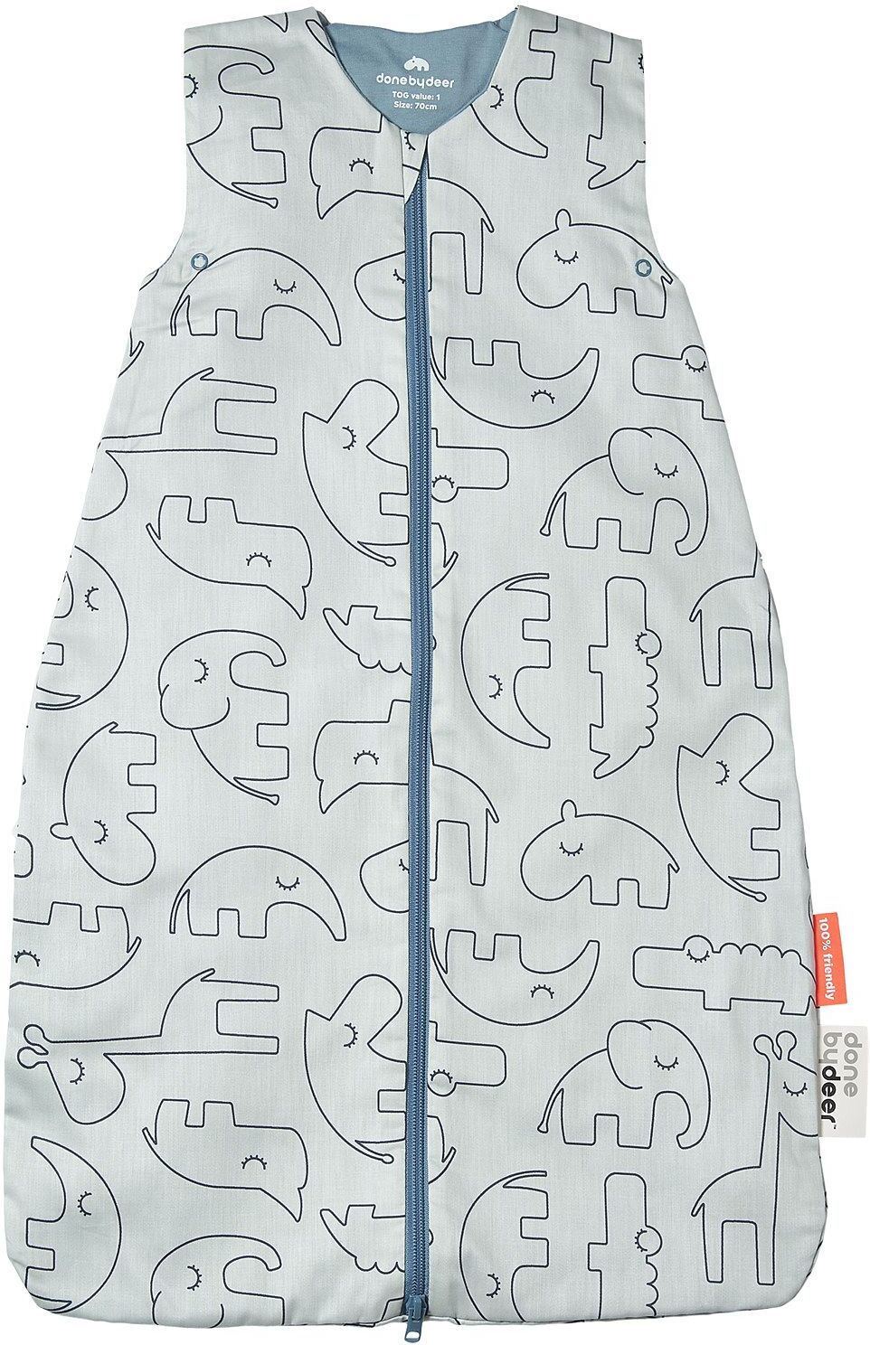 Done by Deer Sleepy Bag Tog 1.0 Sleepy Home Sleep Time Baby Sleeping Bags Blå D By Deer