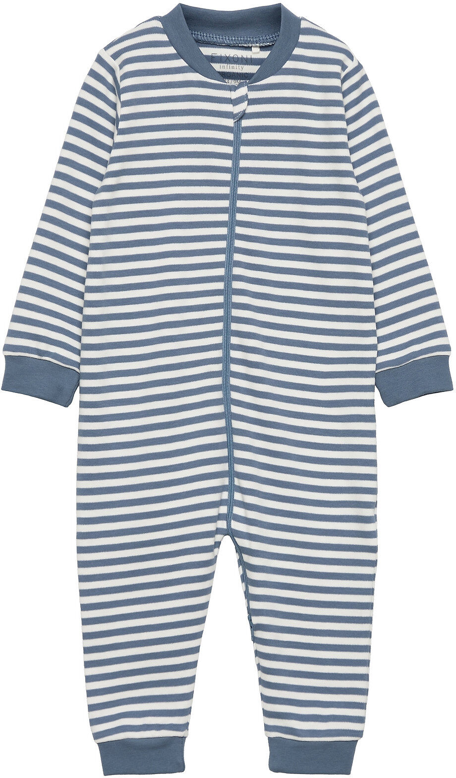 Fixoni Nightsuit W.zipper Pyjamas Sie Jumpsuit Blå Fixoni