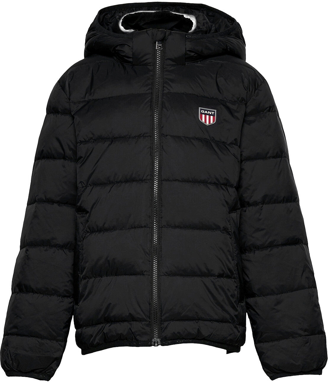 GANT D2. Lt Weight Puffer Jacket Fôret Jakke Svart GANT