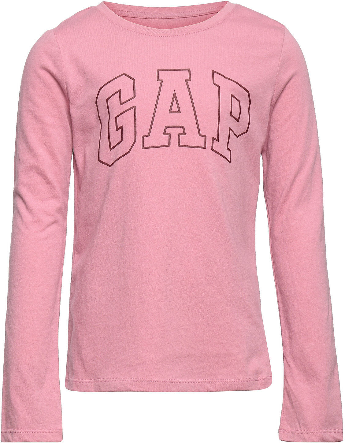 GAP Ie Ls Logo Val Gr T T-shirts Long-sleeved T-shirts Rosa GAP