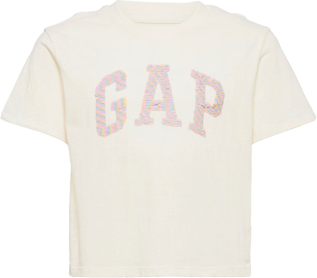 GAP Fr Ss Interactive Logo T T-shirts Short-sleeved Hvit GAP