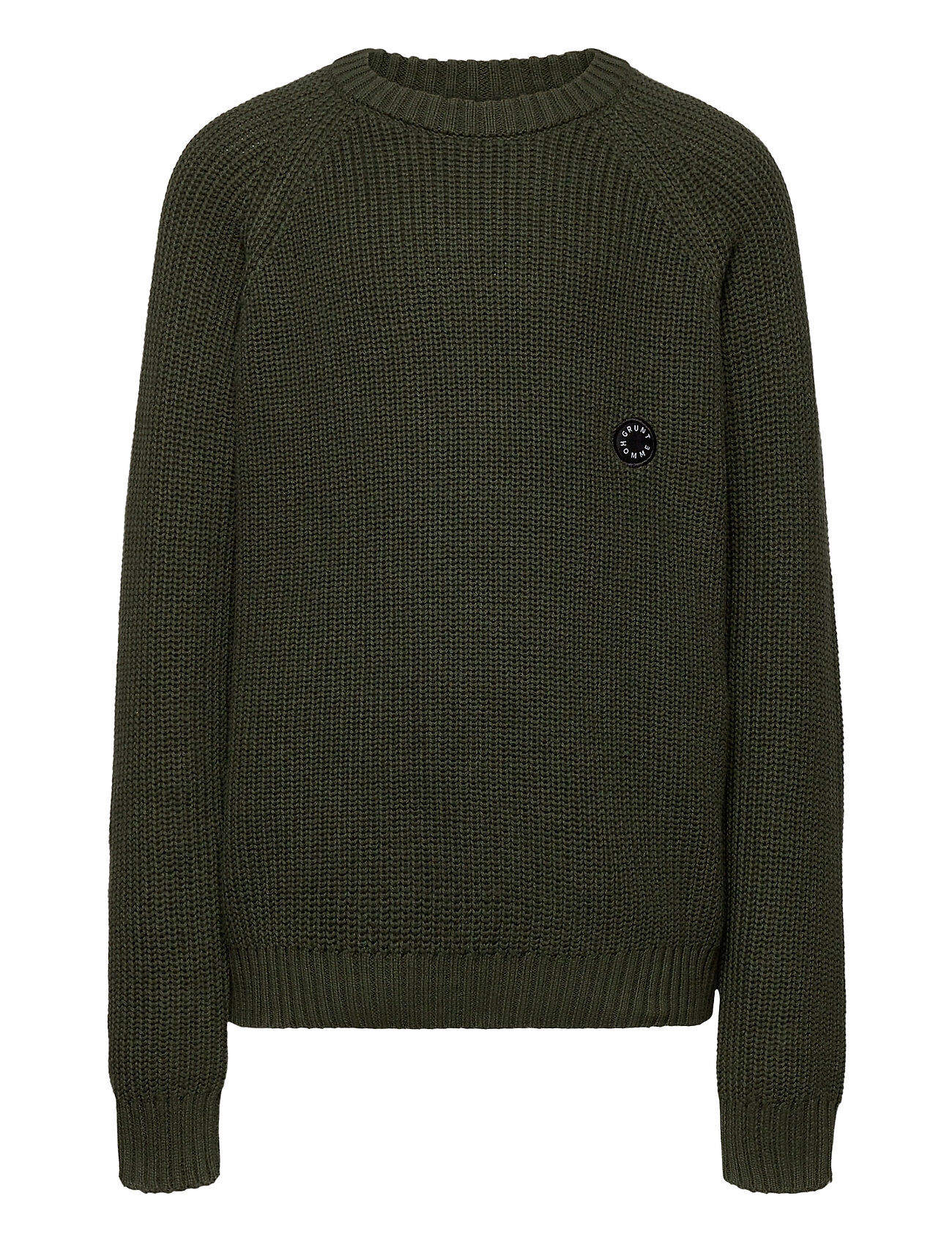 Grunt Nick Crew Knit Pullover Grønn Grunt