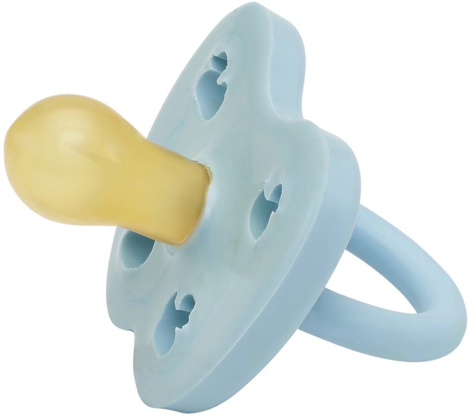 HEVEA Pacifier Round 0-0,3S Baby & Maternity Pacifiers Blå HEVEA