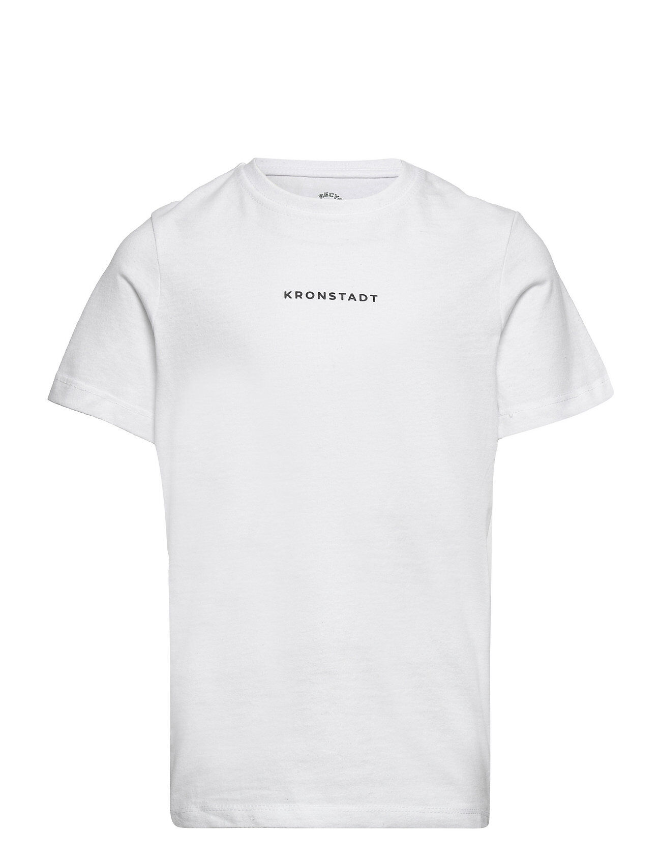 Kronstadt Timmi Recycled Logo T-Shirt T-shirts Short-sleeved Hvit Kronstadt