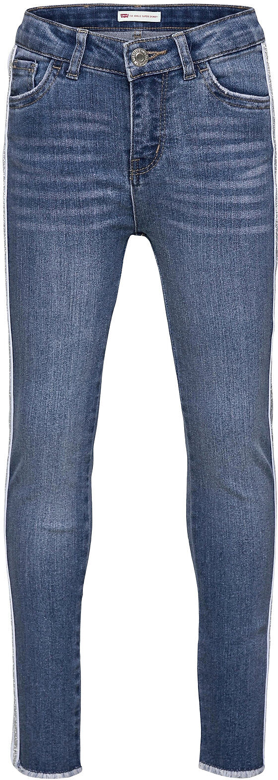 Levi's 710 Skinny Ankle Jean Jeans Slim Jeans Blå Levi's