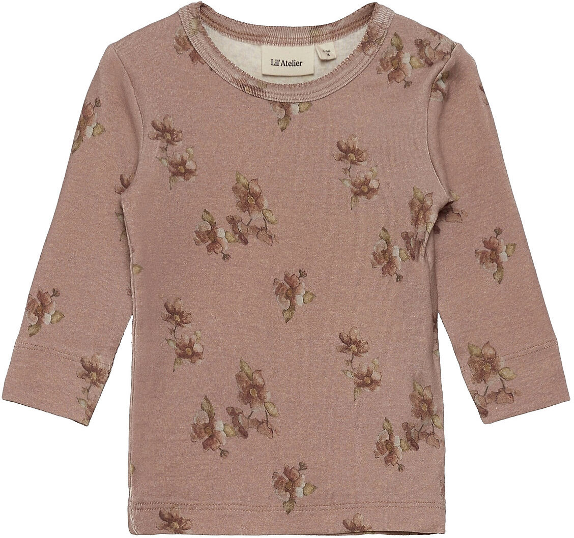 Lil'Atelier Nbfgaya Ls Slim Top T-shirts Long-sleeved T-shirts Rosa Lil'Atelier