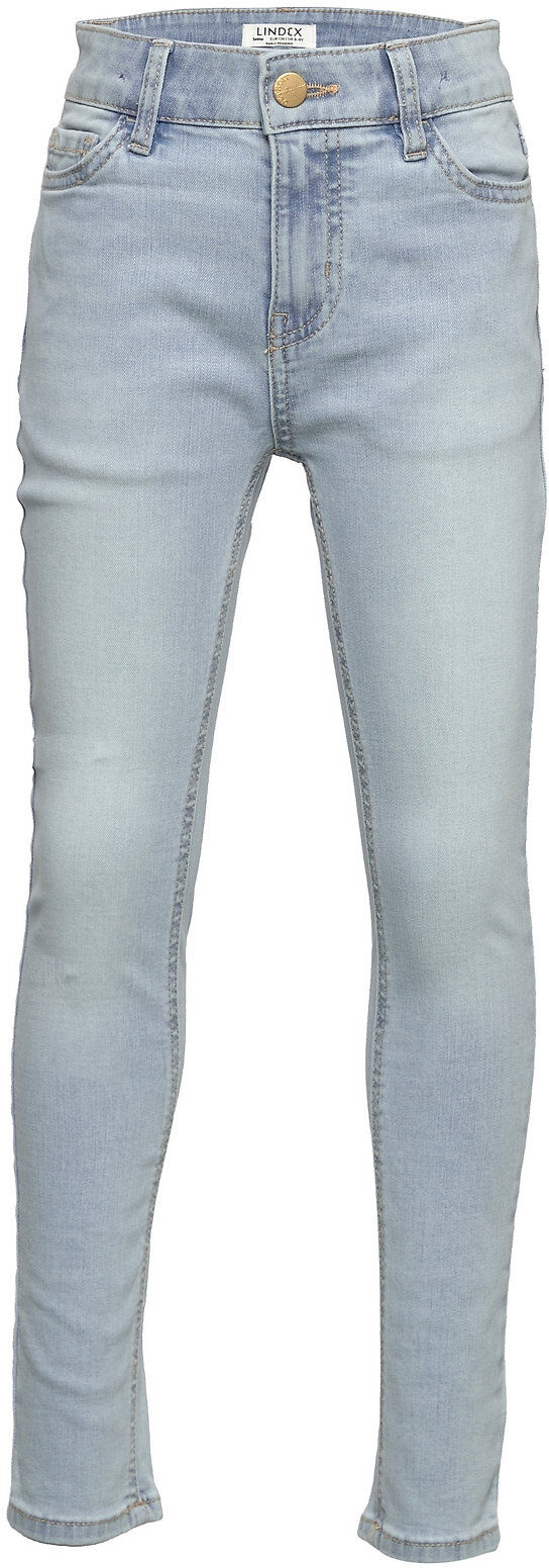 Lindex Trousers Denim Selma Lt Blue S Jeans Slim Jeans Blå Lindex