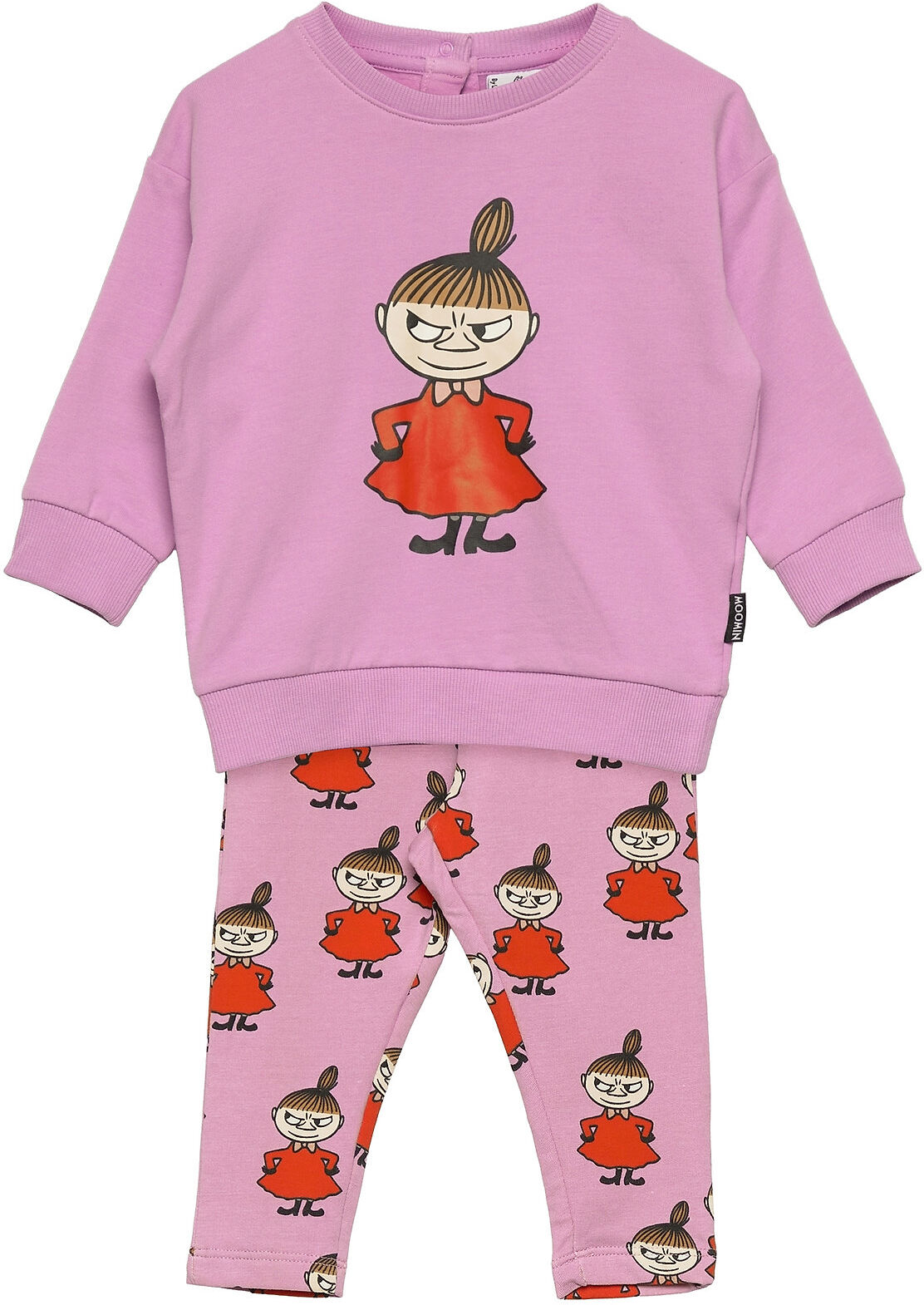 Lindex Set Sweatshirt Leggings Moomin 2-piece Sets Multi/mønstret Lindex