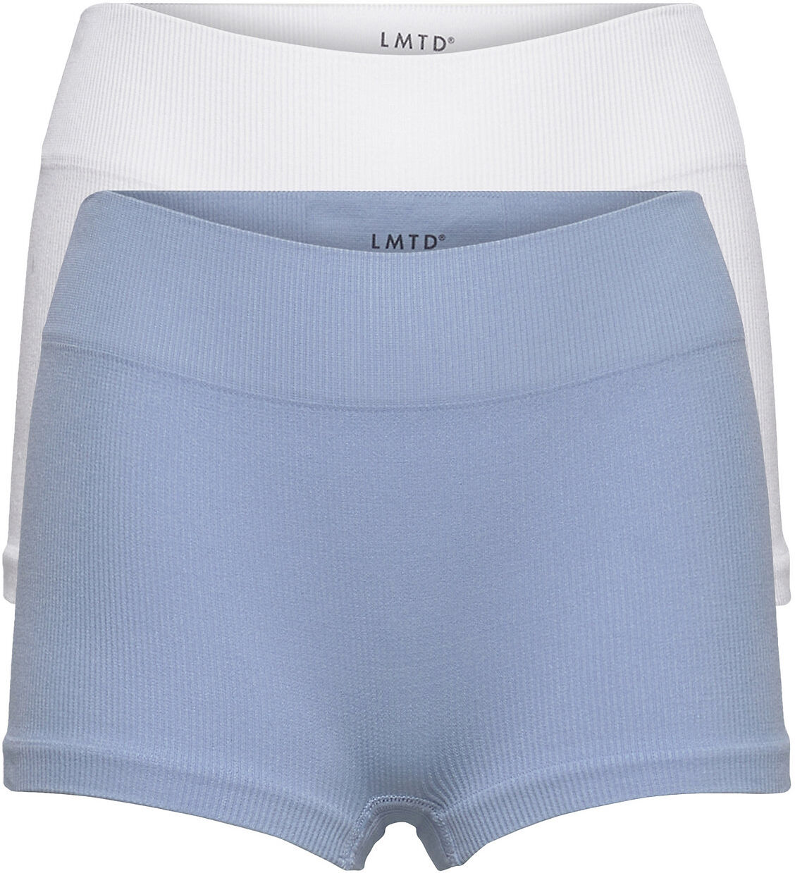 LMTD Nlfhailey Rib Hipster 2Pack Night & Underwear Underwear Panties Blå LMTD