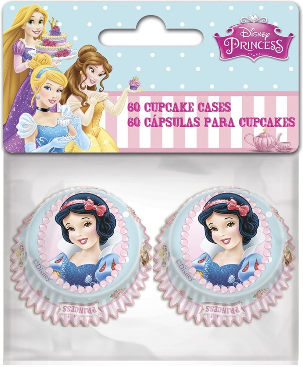 Magic Store Disney Princess Bakery Mini Cupcake - Pk A 60 Pcs Home Meal Time Baking & Cooking Multi/mønstret Magic Store