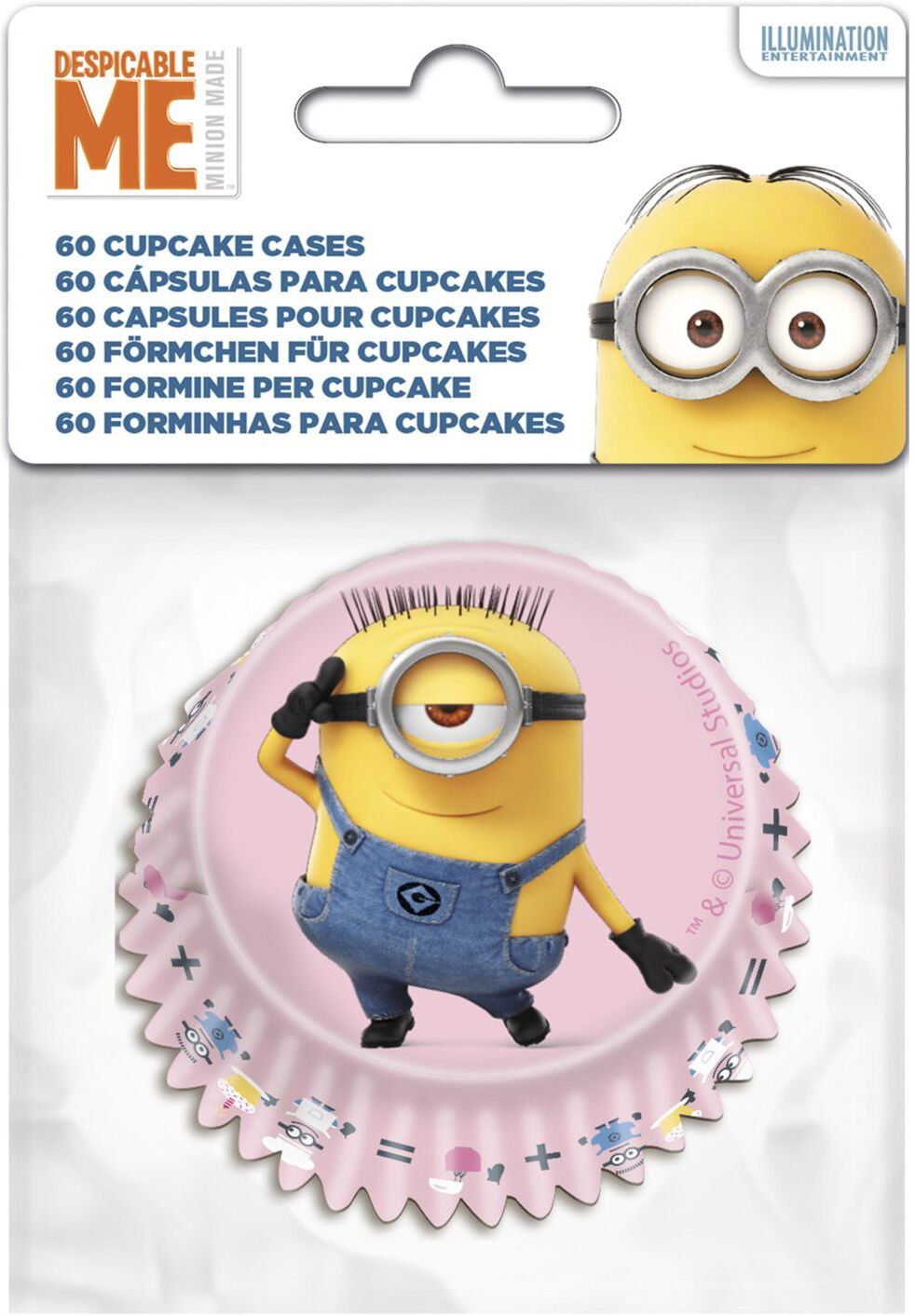 Magic Store Minions Bakery Cupcake - Pk A 60 Pcs Home Kids Decor Party Supplies Multi/mønstret Magic Store