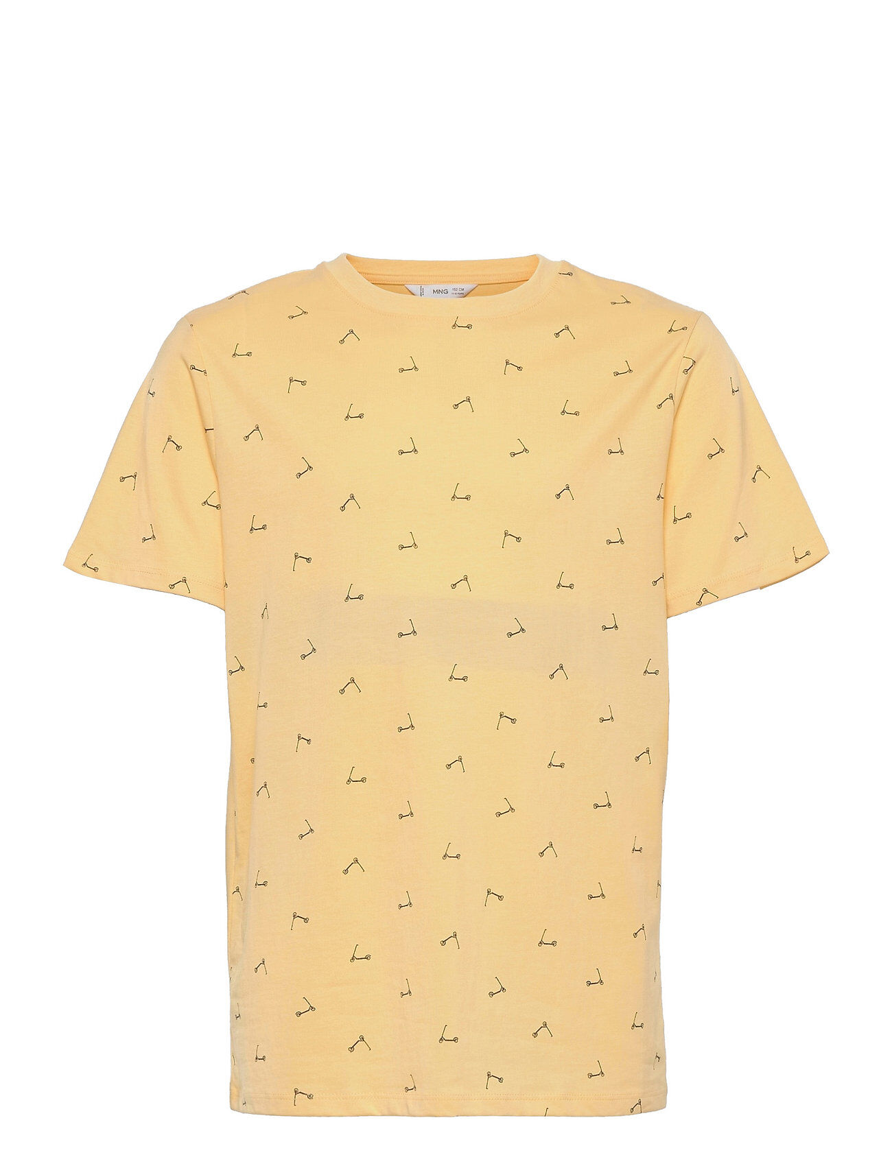 Mango Stamp1 T-shirts Short-sleeved Gul Mango