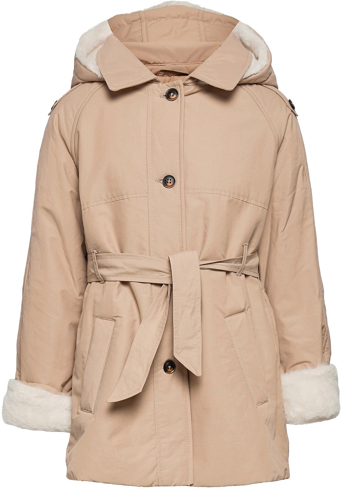 Mango Dina Outerwear Jackets & Coats Coats Beige Mango