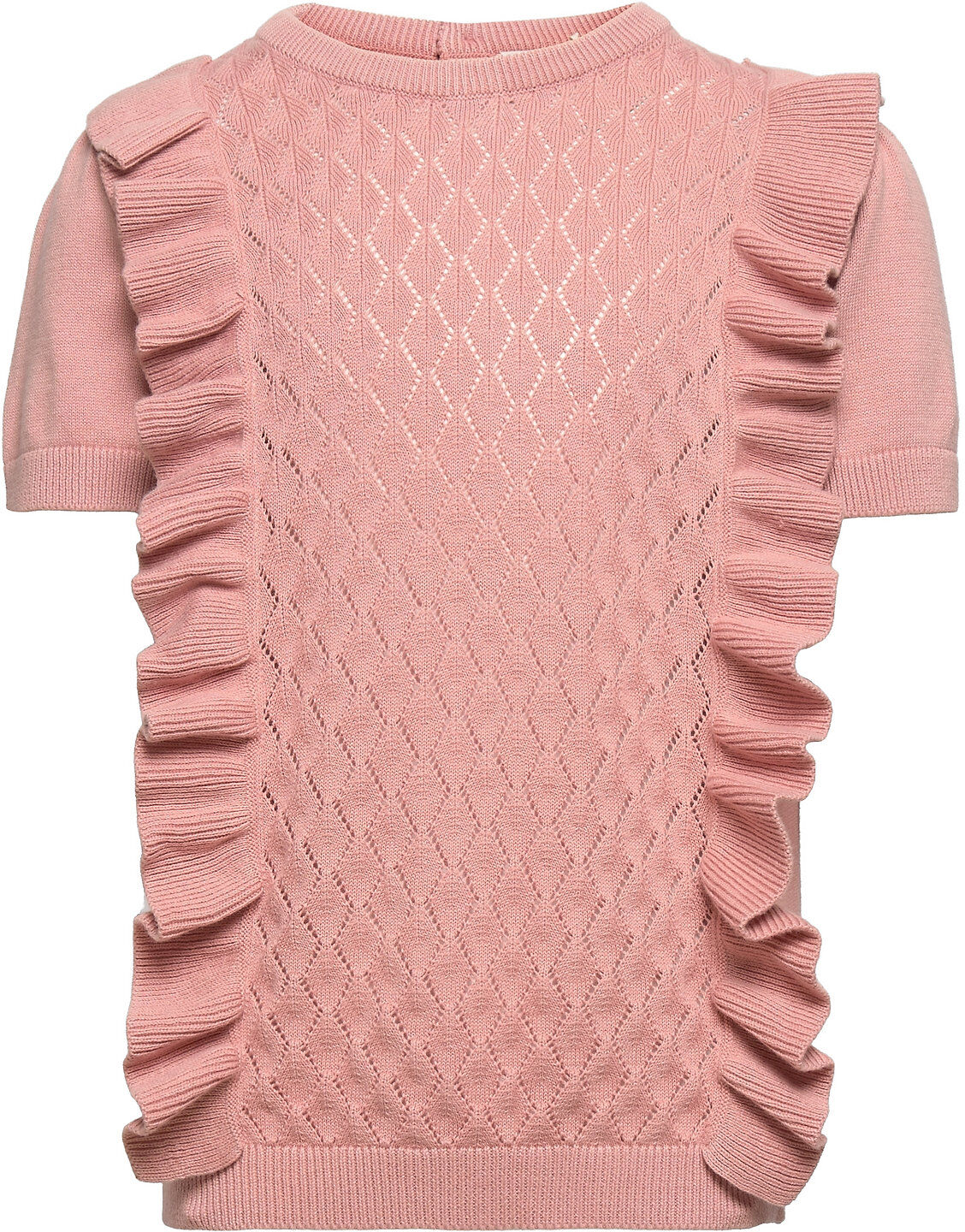 Minymo Top Knit Ss Pullover Rosa Minymo